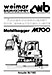 Ersatzteilliste M700A - Änderungsdienst zur Ersatzteilliste Mobilbagger - Weimar - Werk Baumaschinen GmbH